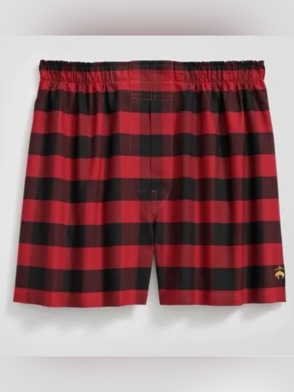 Brooks Brothers Men's Traditional Fit All Cotton Oxford Plaid Boxers Size: L